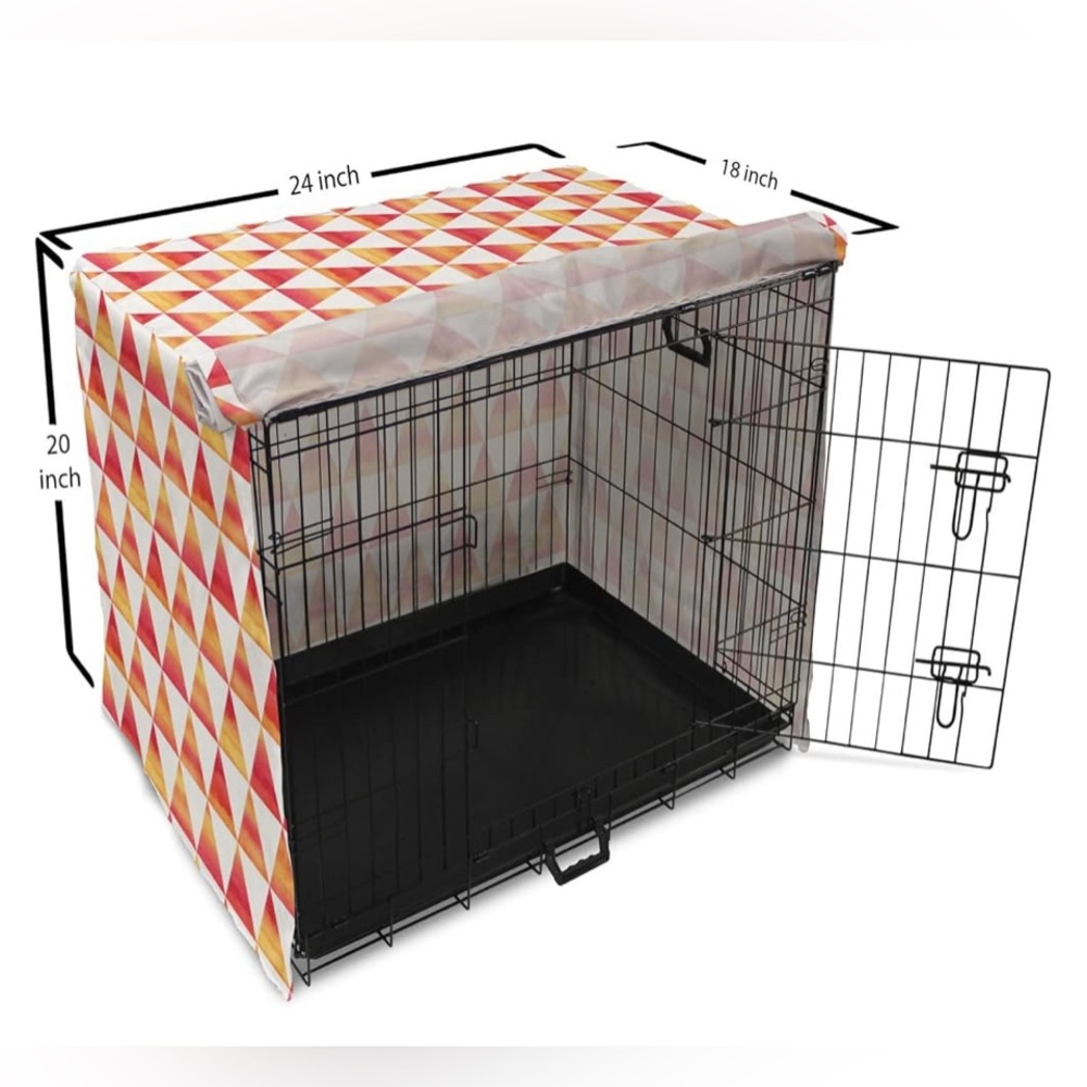 New Ambesonne Abstract Watercolor Dog Crate Cover - water resistant